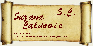Suzana Ćaldović vizit kartica